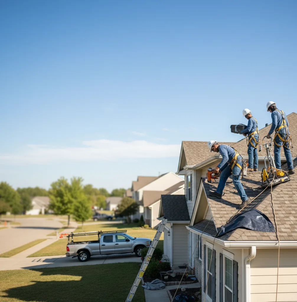 Roof Inspection in Melcher Dallas, IA